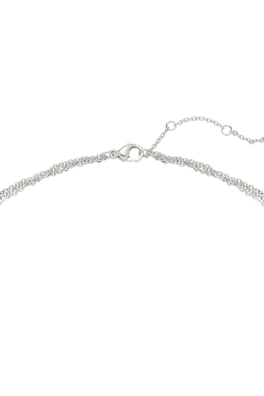 Necklace Summer Festival Plata Acero inoxidable One size h5Imagen4